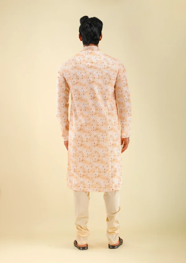 Nawab Parker Nawab Parker Premium Threadwork on Printed Kurta Pajama Set