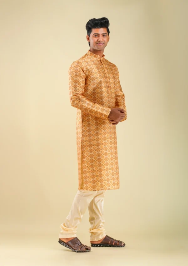 Men's Party Wear Kurta Pajama for Festive Occasions right view