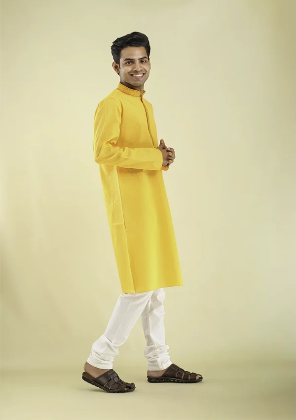 Nawab Parker Latest Kurta Pajama Style for Men's Ethnic Look right view