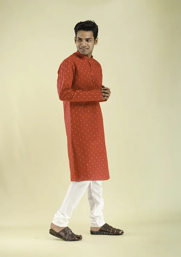 Nawab Parker Trendy Kurta Pajama Design for Men left view
