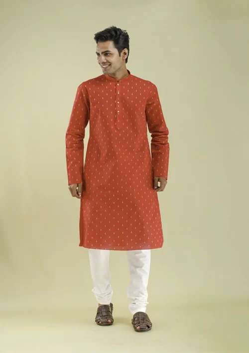 Nawab Parker Trendy Kurta Pajama Design for Men front view