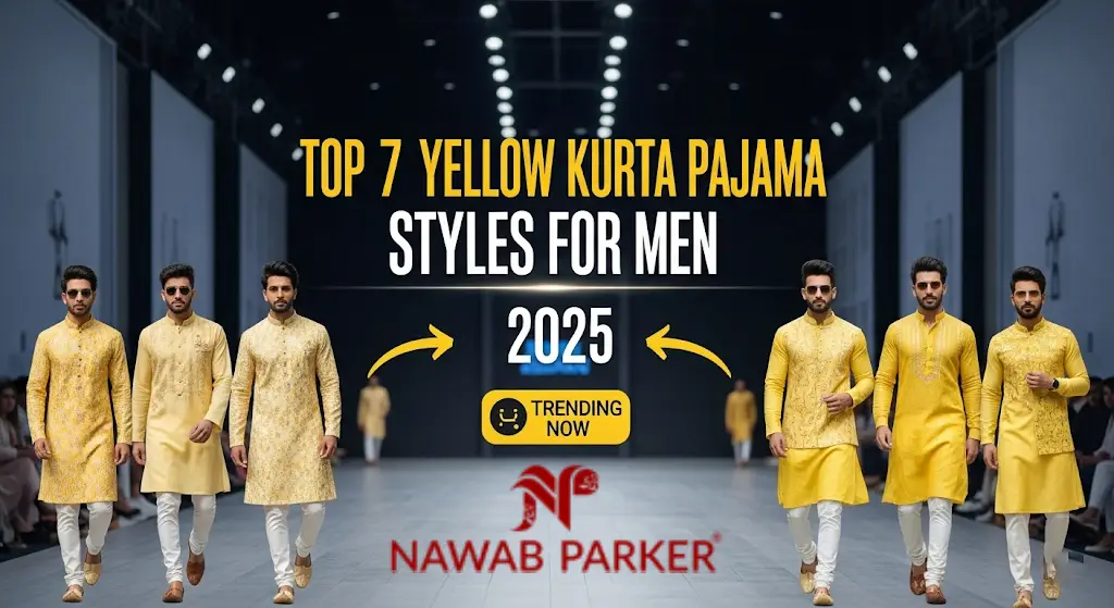 Top 7 Yellow Kurta Pajama Styles for Men 2025