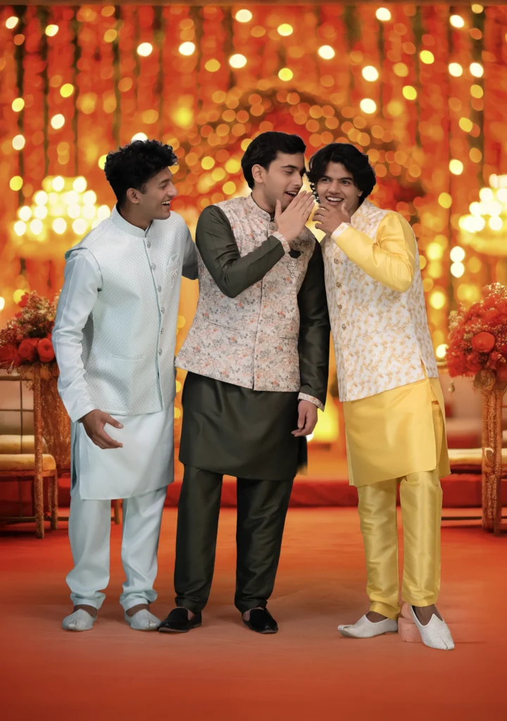 Shop Men's ethnic Wear for Wedding, Engagement and Reception Nawab Parker 8