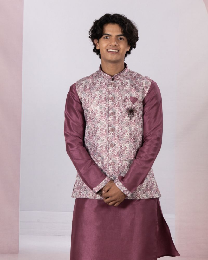 Classic Pathani with minimal design, multiple shades