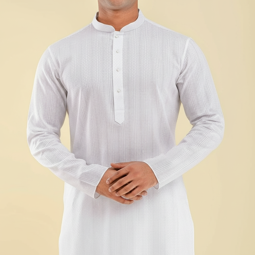 white kurta pajama